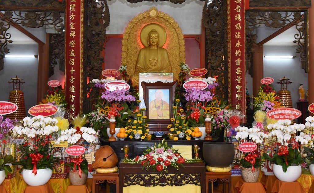 Lễ húy kỵ lần thứ 9 Hòa thượng Thích Đạt Đạo tại chùa Bát Nhã (quận Bình Thạnh, TP.HCM)