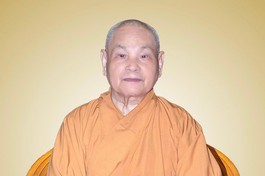 Hoà thượng Thích Thiện Nhơn, Chủ tịch Hội đồng Trị sự GHPGVN - Ảnh: Đăng Huy