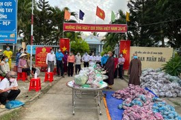 Chợ 0 đồng được tổ chức tại 24 đơn vị xã, phường thuộc huyện Châu Thành, Tiền Giang