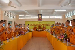 Hội nghị giới thiệu nhân sự đại diện chư tôn đức Hệ phái Khất sĩ ứng cử Hội đồng Nhân dân TP.HCM