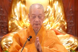 [Video] Lời nhắn nhủ của Trưởng lão Hòa thượng Thích Trí Quảng đến Tăng Ni, Phật tử 