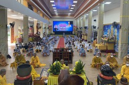 200 thiện nam tín nữ Phật tử tham gia khóa tu "Một ngày phúc lạc"
