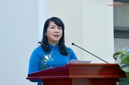 Tân Chủ tịch Ủy ban MTTQVN TP.HCM Trần Kim Yến - Ảnh: Bảo Toàn/BGN