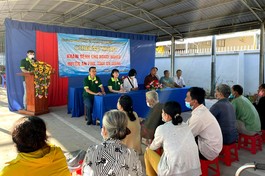  Hội Từ thiện chùa Tuờng Nguyên, Ủy ban MTTQVN quận 4 tổ chức tầm soát bệnh, tặng thuốc cho bà con tỉnh An Giang