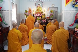 Chư tôn đức Phật giáo huyện Củ Chi bố-tát