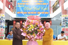 Kỷ niệm 6 năm thàng lập diễn ra tại chùa Liên Hoa, phường 8, quận 11