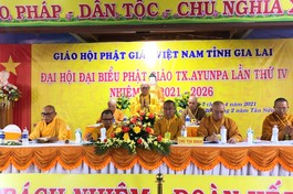 Ban Chứng minh, Chủ tọa đoàn tại Đại hội đại biểu Phật giáo thị xã Ayun Pa nhiệm kỳ 2021-2026