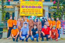 Chùa Lá tặng 400 phần quà đến đồng bào dân tộc khó khăn tại tỉnh Ninh Thuận
