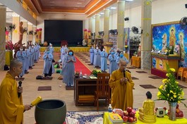 Khóa tu “Một ngày phúc lạc” kỳ thứ 22 tại chùa Trúc Lâm Viên Nghiêm