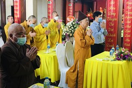 Hội nghị triển khai công tác Phật sự, chuẩn y nhân sự Ban Trị sự GHPGVN huyện Thanh Liêm