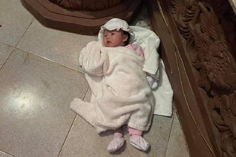 Bình Phước: Bé sơ sinh bị mẹ bỏ lại trong chùa Phước Huệ