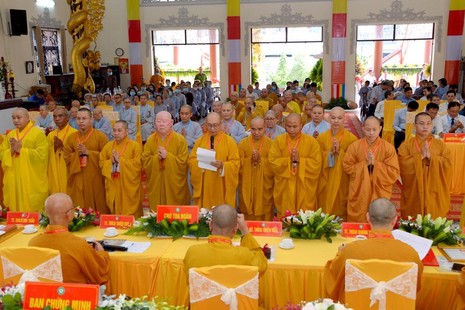 Tân Ban Trị sự GHPGVN quận 11 nhiệm kỳ 2021-2026 ra mắt tại đại hội