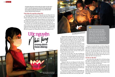 Bài trên Báo Giác Ngộ số 1129 - Thiết kế: Phòng Mỹ thuật BGN/Tống Viết Diễn