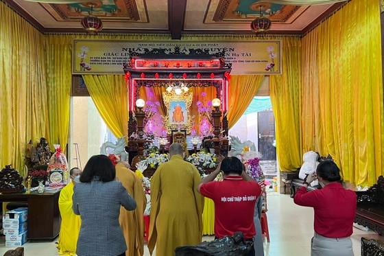 Ban Trị sự Phật giáo quận 8 tưởng niệm cố Hòa thượng Thích Thiện Tài tại chùa Linh Bửu