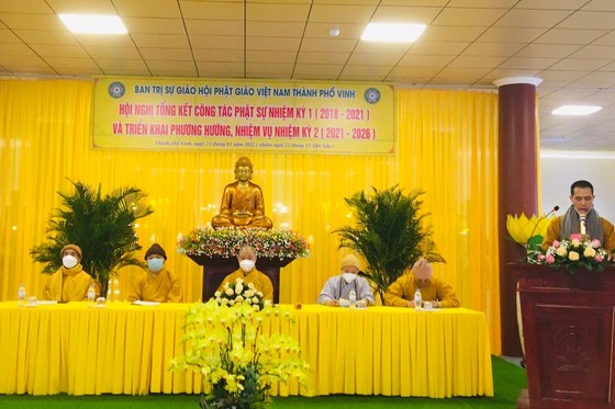 Nghệ An: TP.Vinh tổng kết công tác Phật sự nhiệm kỳ I (2018-2021)