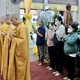 Đoàn Báo Giác Ngộ gồm chư tôn đức Ban Biên tập, Trị sự, cán bộ, nhân viên các phòng, ban đã đến viếng tang, đảnh lễ giác linh Trưởng lão Hòa thượng Thích Giác Lai tại Pháp viện Minh Đăng Quang (TP.Thủ Đức)
