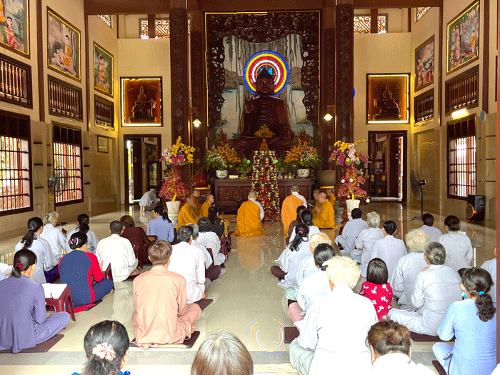 Chư Ni chùa Hội Phước tổ chức khóa lễ tụng niệm nhân hiệp kỵ chư vị Hòa thượng khai sơn tạo tự 