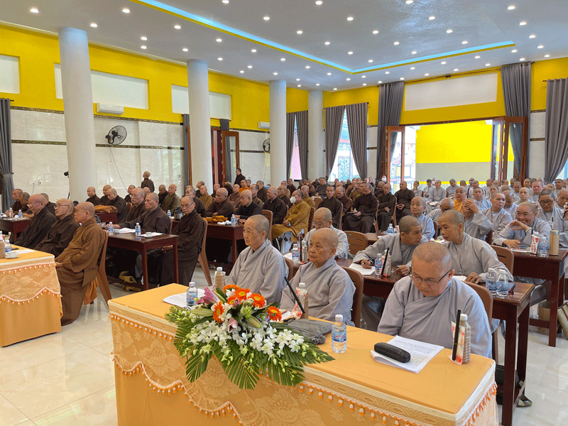 Tiền Giang: Ban Thường trực Ban Trị sự Phật giáo tỉnh triển khai Nghị quyết Đại hội đến Tăng Ni ảnh 5