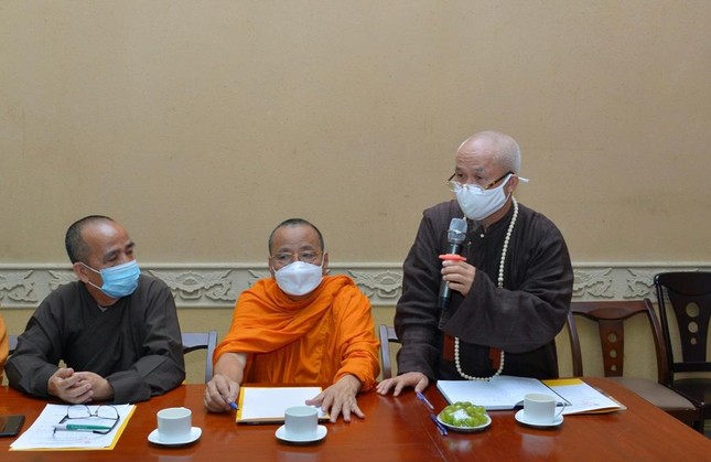 Học viện Phật giáo VN tại TP.HCM chuẩn bị cho việc tốt nghiệp thạc sĩ và cử nhân Phật học ảnh 3