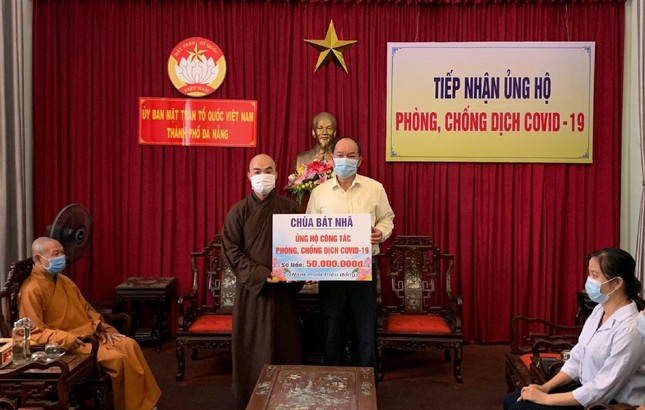 Ban Trị sự Phật giáo Đà Nẵng ủng hộ quỹ vắc-xin phòng, chống Covid-19 ảnh 1