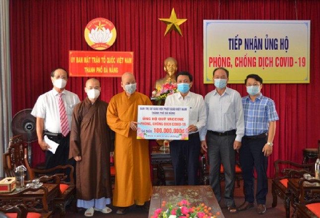Ban Trị sự Phật giáo Đà Nẵng ủng hộ quỹ vắc-xin phòng, chống Covid-19 ảnh 2
