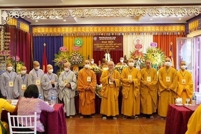 Hà Nội: Thượng tọa Thích Minh Hiền tiếp tục làm Trưởng ban Trị sự Phật giáo huyện Mỹ Đức ảnh 3