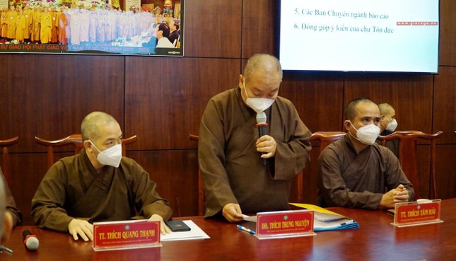 TP.HCM: Ban Thường trực Ban Trị sự họp, chuẩn bị tổng kết hoạt động Phật sự năm 2021 ảnh 6