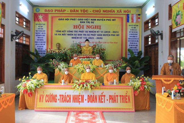 Bình Định: Hòa thượng Thích Chúc Thọ làm Trưởng ban Trị sự Phật giáo huyện Phù Mỹ ảnh 1