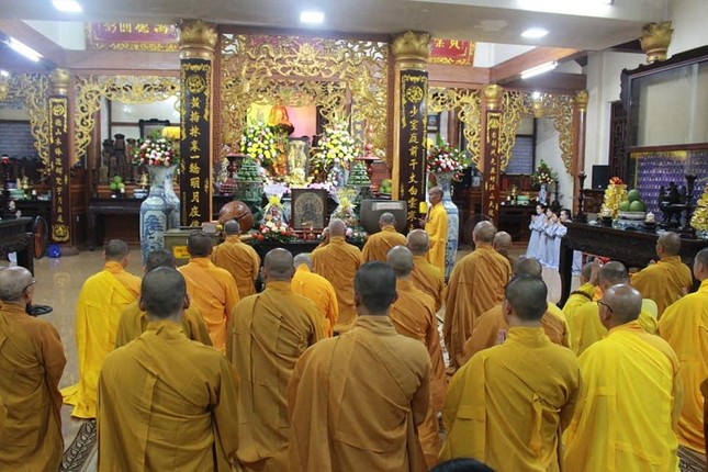 Bình Định: Lễ húy kỵ lần thứ 40 Hòa thượng Thích Tâm Hoàn tại chùa Long Khánh ảnh 3