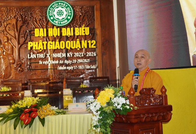 Phiên trù bị Đại hội đại biểu Phật giáo quận 12 nhiệm kỳ 2021-2026 ảnh 7