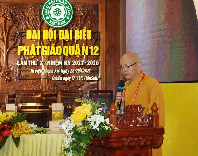 Phiên trù bị Đại hội đại biểu Phật giáo quận 12 nhiệm kỳ 2021-2026 ảnh 9