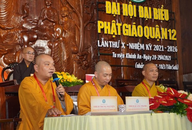 Phiên trù bị Đại hội đại biểu Phật giáo quận 12 nhiệm kỳ 2021-2026 ảnh 12