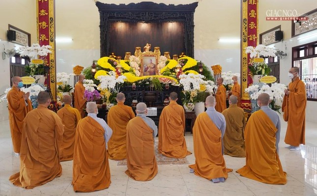 Lễ tưởng niệm Đại lão Hòa thượng Thích Tắc An nội bộ tại chùa Thiền Tôn 2 - TP.Thủ Đức ảnh 1