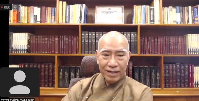 Học viện Phật giáo VN tại TP.HCM tiếp tục tổ chức bảo vệ luận văn thạc sĩ Phật học trực tuyến ảnh 5