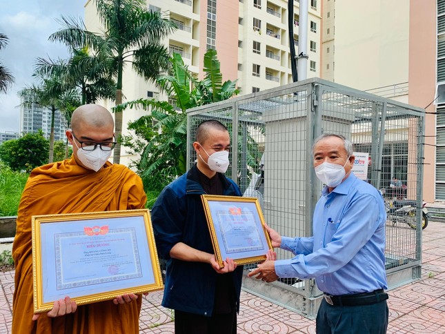 Lễ đón tình nguyện viên Phật giáo đợt 2 hoàn thành nhiệm vụ tại các bệnh viện điều trị Covid-19 ảnh 5
