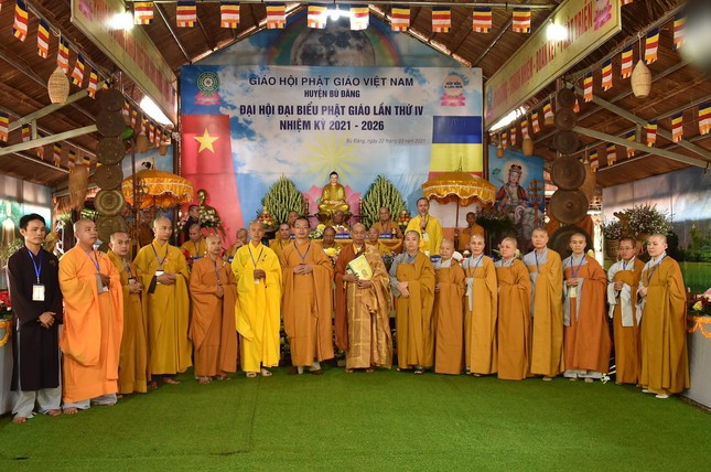 Bình Phước: Đại hội đại biểu Phật giáo huyện Bù Đăng lần thứ IV, nhiệm kỳ 2021-2026 ảnh 2