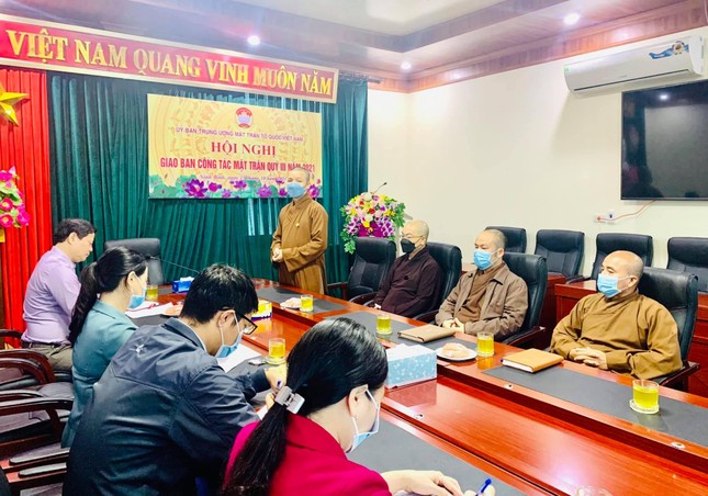 Ninh Bình: Hội nghị trực tuyến rà soát công tác tổ chức Đại hội Phật giáo cấp huyện, thị ảnh 1