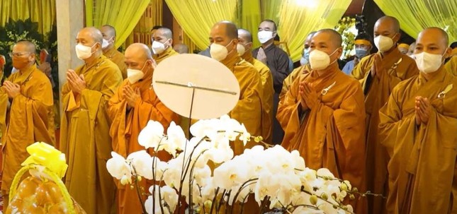 Học viện Phật giáo VN tại TP.Hà Nội, đại diện Thiền phái Trúc Lâm tưởng niệm Đức Pháp chủ GHPGVN ảnh 6