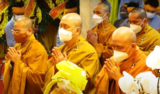 Học viện Phật giáo VN tại TP.Hà Nội, đại diện Thiền phái Trúc Lâm tưởng niệm Đức Pháp chủ GHPGVN ảnh 5