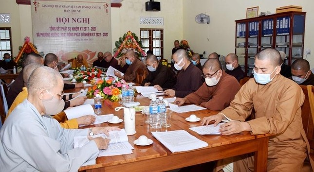 Quảng Trị: Hội nghị tổng kết Phật sự nhiệm kỳ 2017-2021, triển khai phương hướng sắp tới ảnh 2