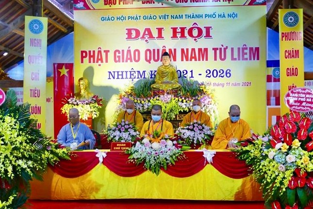 Hà Nội: Đại đức Thích Quảng Tĩnh làm Trưởng ban Trị sự GHPGVN quận Nam Từ Liêm (2021-2026) ảnh 1