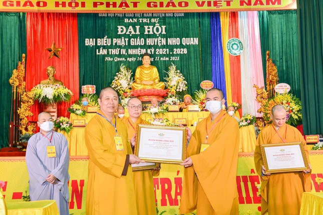 Ninh Bình: Phật giáo huyện Nho Quan khóa III (2016-2021) thành tựu nhiều Phật sự ảnh 4