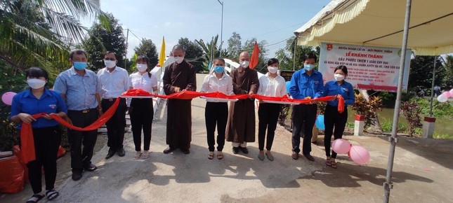 Hội Phước Thiện khánh thành 3 cây cầu dân sinh tại huyện Cái Bè, tỉnh Tiền Giang ảnh 1