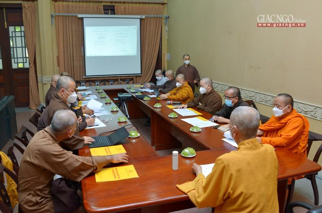 Học viện Phật giáo VN tại TP.HCM chuẩn bị cho việc tốt nghiệp thạc sĩ và cử nhân Phật học ảnh 4