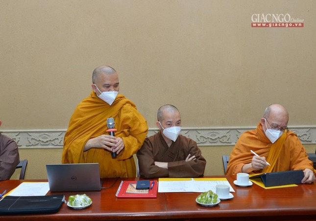Học viện Phật giáo VN tại TP.HCM chuẩn bị cho việc tốt nghiệp thạc sĩ và cử nhân Phật học ảnh 7