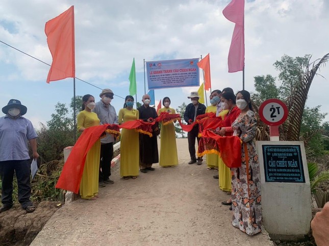 Hội Phước Thiện khánh thành 2 cây cầu dân sinh tại huyện Cù Lao Dung, tỉnh Sóc Trăng ảnh 2