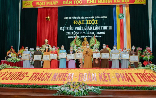 Thanh Hóa: Đại đức Thích Nguyên Hội làm Trưởng ban Trị sự Phật giáo huyện Quảng Xương (2021-2026) ảnh 4