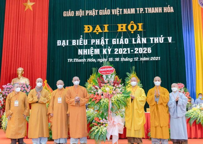 Đại hội đại biểu Phật giáo TP.Thanh Hóa lần thứ V, nhiệm kỳ 2021-2026 ảnh 4