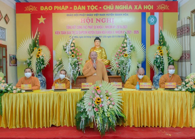 Thanh Hóa: Kiện toàn nhân sự Ban Trị sự Phật giáo huyện Quan Hóa (2021-2026) ảnh 5