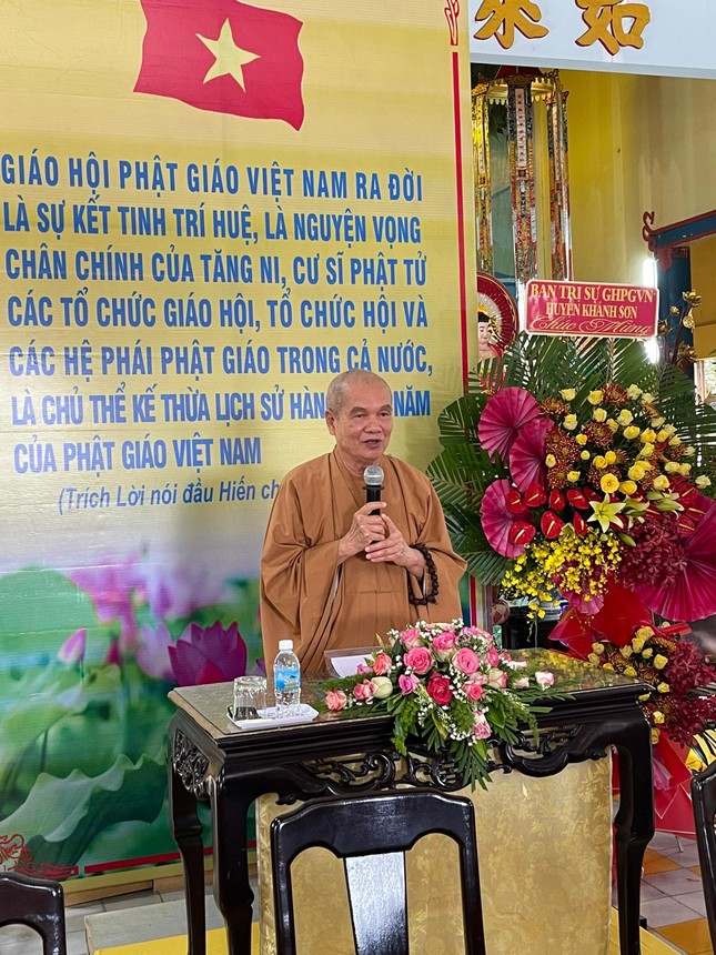 Khánh Hòa: Thượng tọa Thích Giác Không làm Trưởng ban Trị sự Phật giáo TP.Cam Ranh (2021-2026) ảnh 5